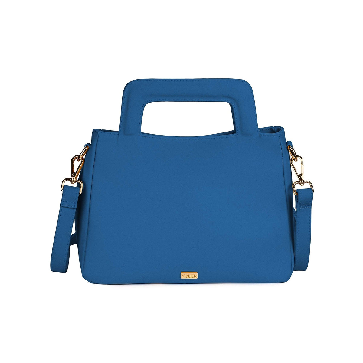 Cartera Nova Azul — Caucho natural de shiringa, hecho a mano en Perú - Quranteby