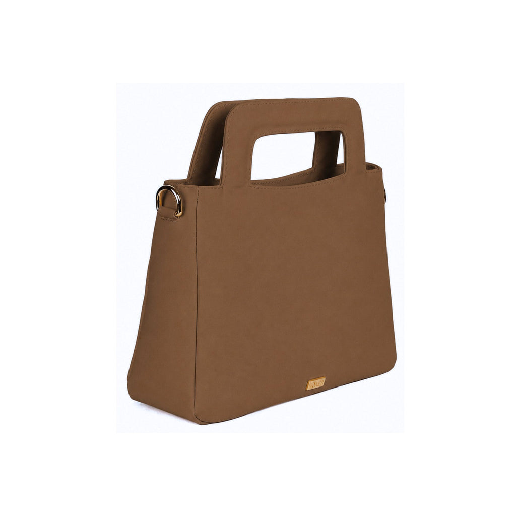 Cartera Nova Marrón — Caucho natural de shiringa, hecho a mano en Perú - Quranteby