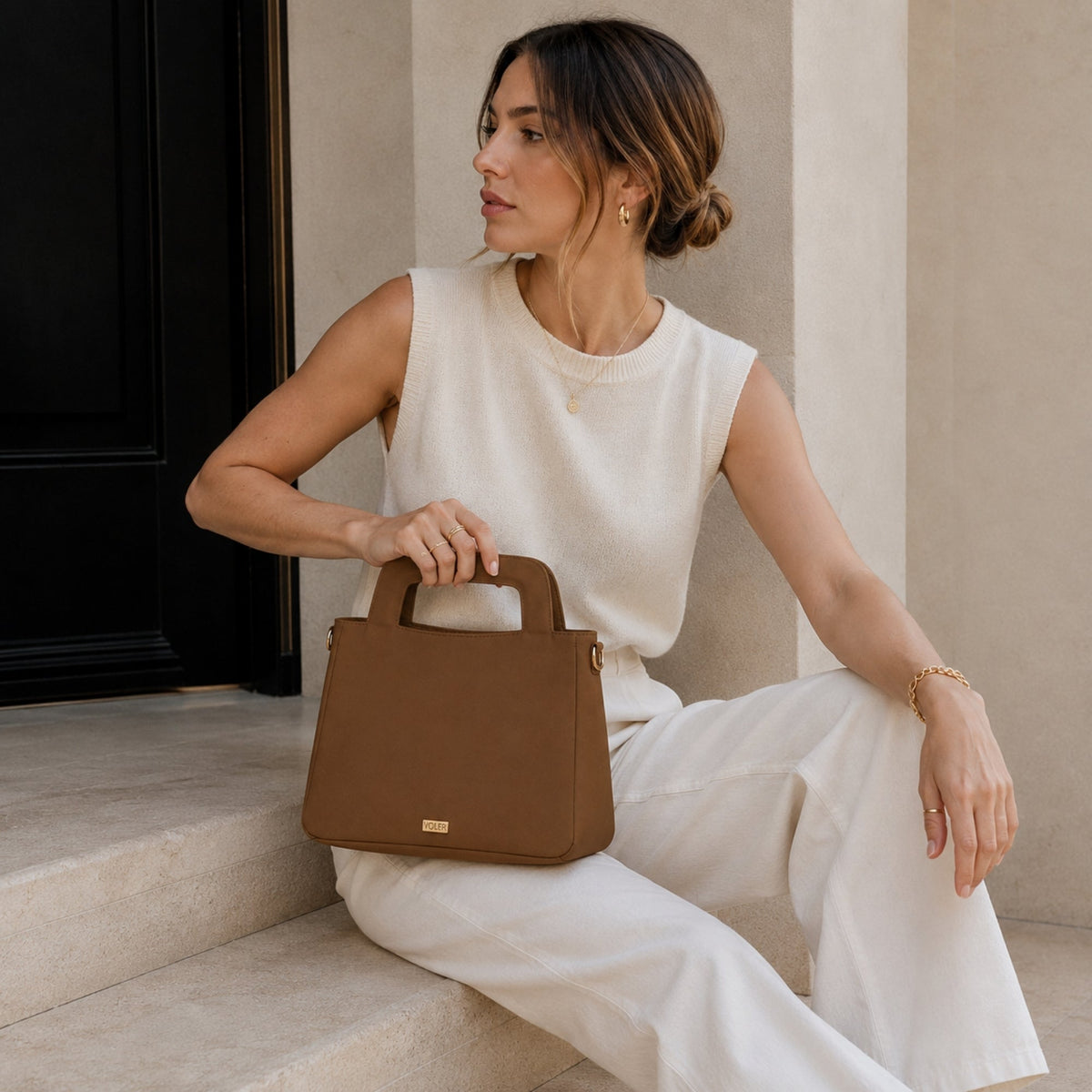Cartera Nova Marrón — Caucho natural de shiringa, hecho a mano en Perú - Quranteby