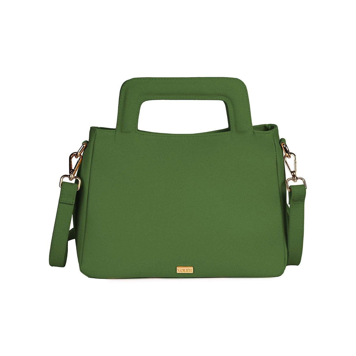 Cartera Nova Verde — Caucho natural de shiringa, hecho a mano en Perú - Quranteby