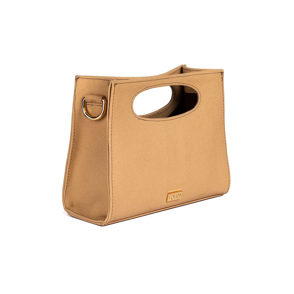 Cartera Vela Beige — Caucho natural de shiringa, hecho a mano en Perú - Quranteby
