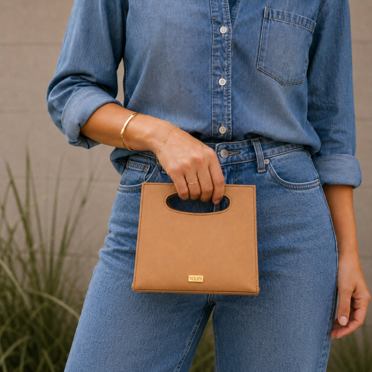 Cartera Vela Beige — Caucho natural de shiringa, hecho a mano en Perú - Quranteby