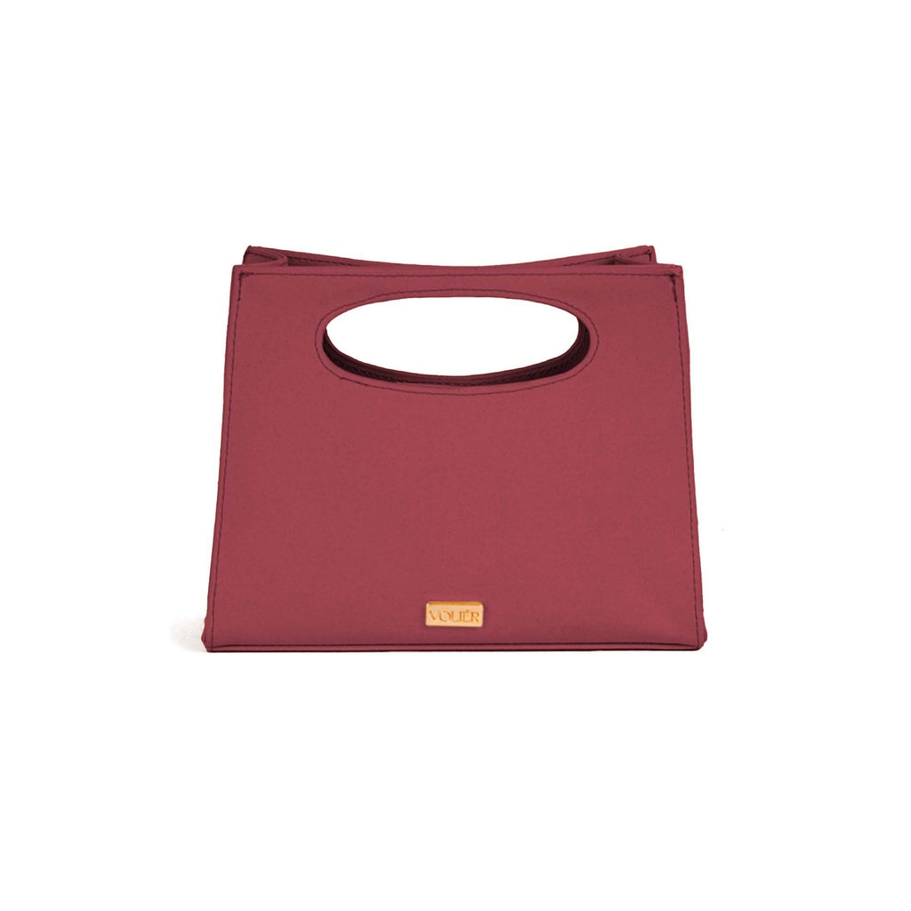 Cartera Vela Malva — Caucho natural de shiringa, hecho a mano en Perú - Quranteby
