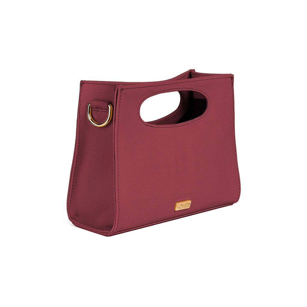 Cartera Vela Malva — Caucho natural de shiringa, hecho a mano en Perú - Quranteby