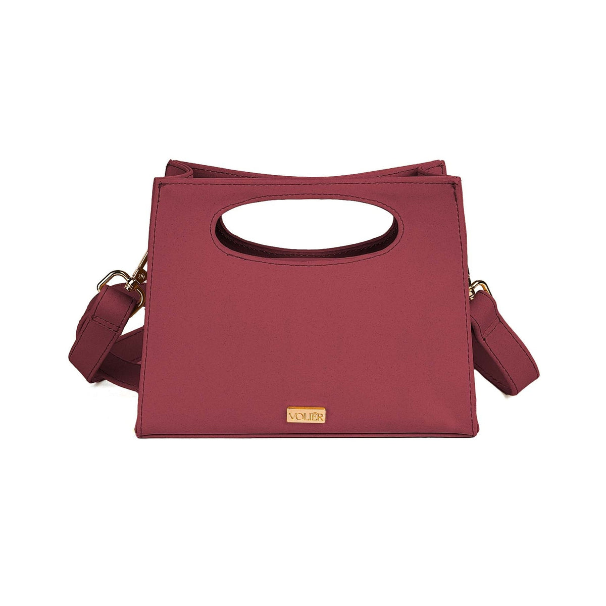 Cartera Vela Malva — Caucho natural de shiringa, hecho a mano en Perú - Quranteby