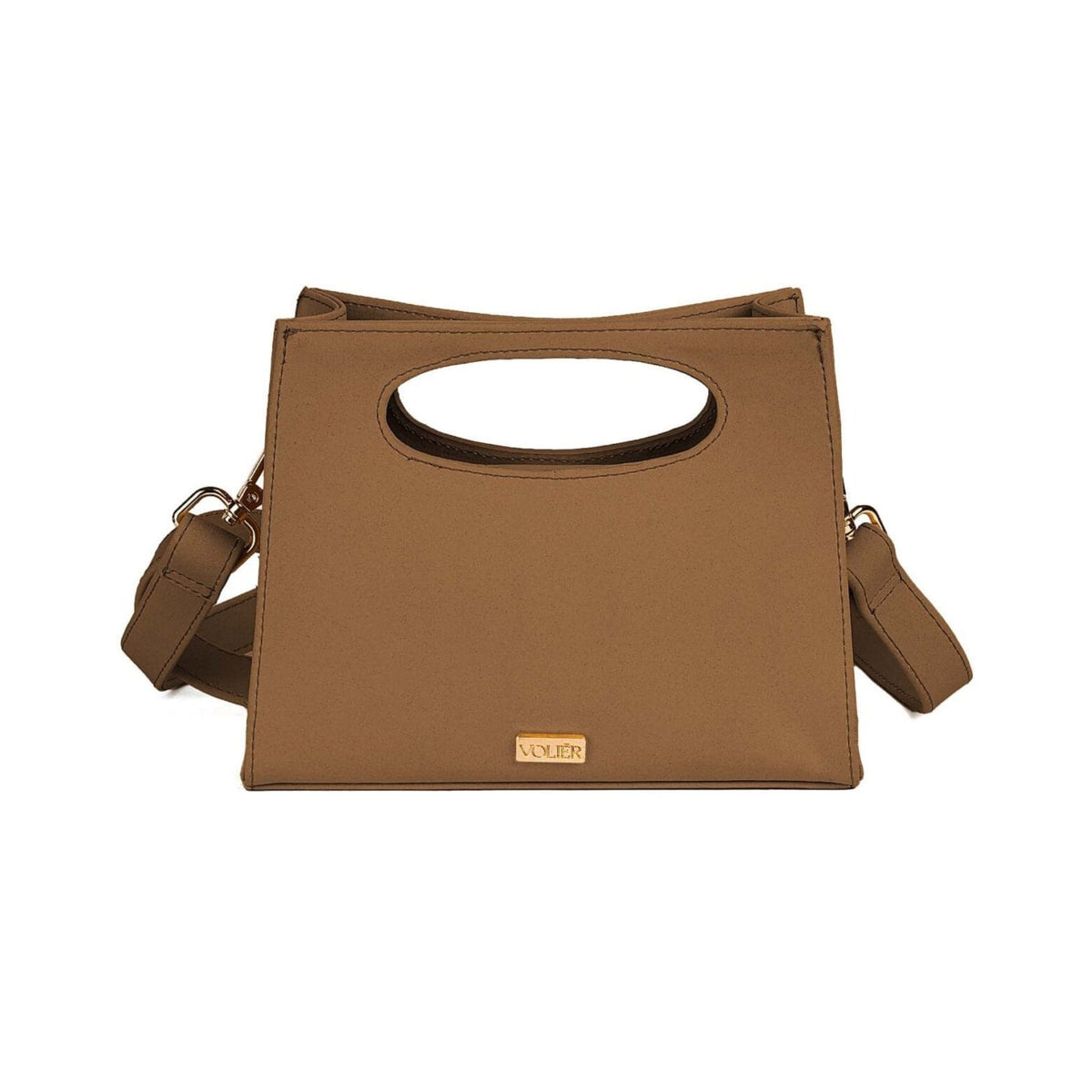 Cartera Vela Marrón — Caucho natural de shiringa, hecho a mano en Perú - Quranteby