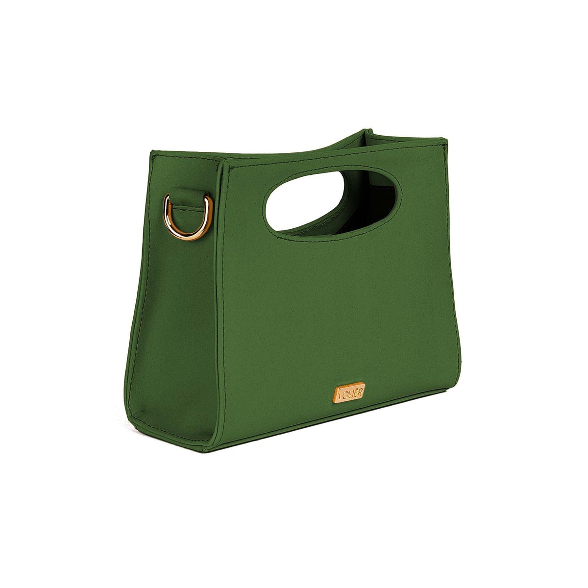 Cartera Vela Verde — Caucho natural de shiringa, hecho a mano en Peru - Quranteby