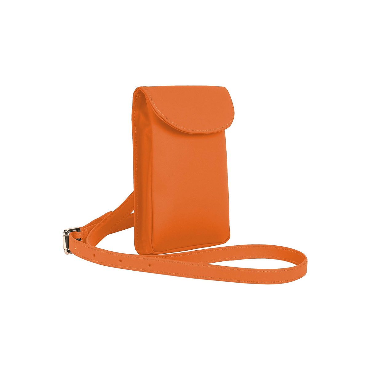 Crossbody Halo Naranja — Biocuero de uva y cacao, hecho a mano en Perú - Quranteby