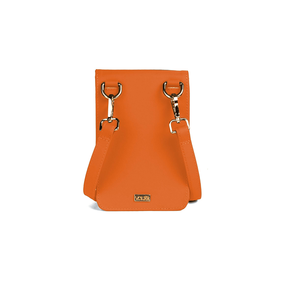 Crossbody Halo Naranja — Biocuero de uva y cacao, hecho a mano en Perú - Quranteby