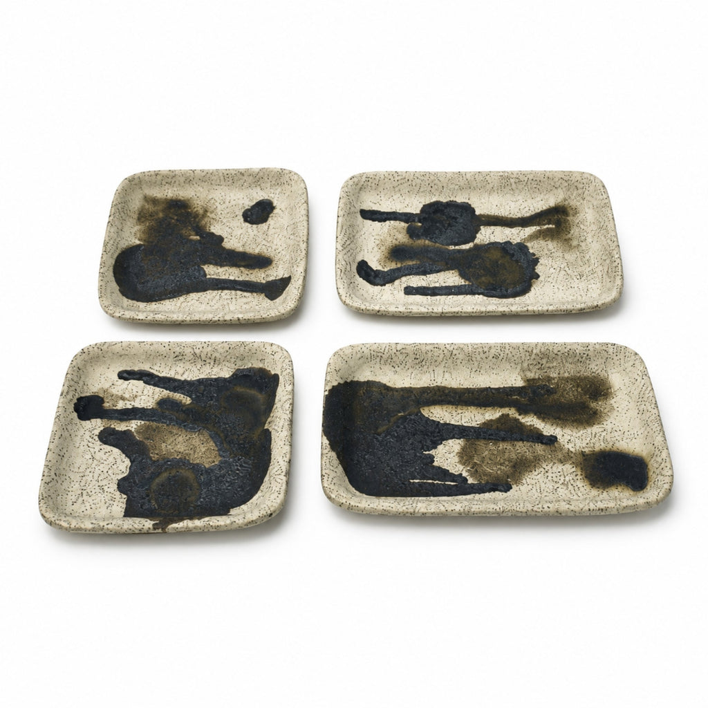 Set Ceniza — Cerámica de alta temperatura esmaltada a mano, Perú - Quranteby