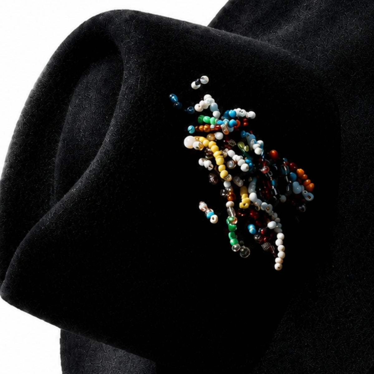 Sombrero Bloom Hat Negro — Artesanal de lana, Perú - Quranteby
