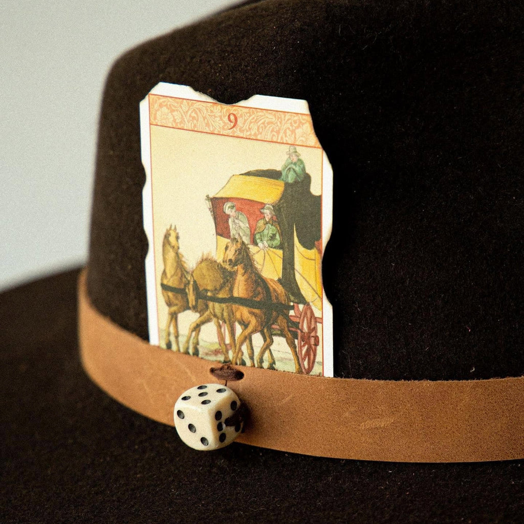 Sombrero Juego Hat Marrón — Artesanal de lana, Perú - Quranteby