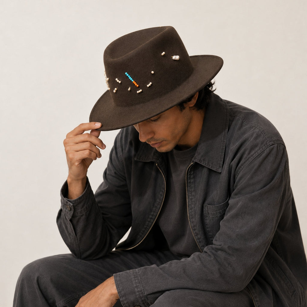 Sombrero Sam Hat — Artesanal de paño boliviano, hecho a mano en Perú - Quranteby