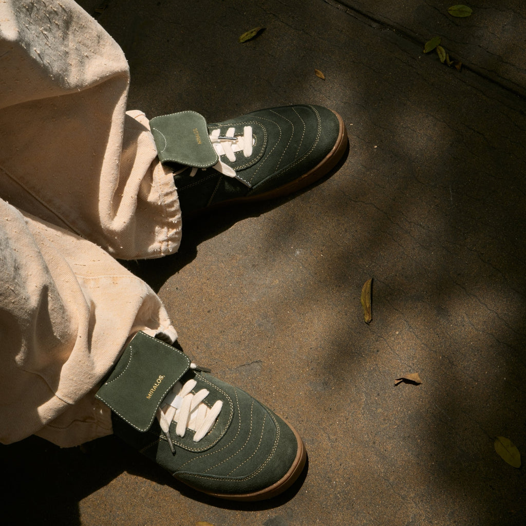 Zapatillas Forest Green Wood — Caucho de shiringa, hecho a mano en Lima - Quranteby