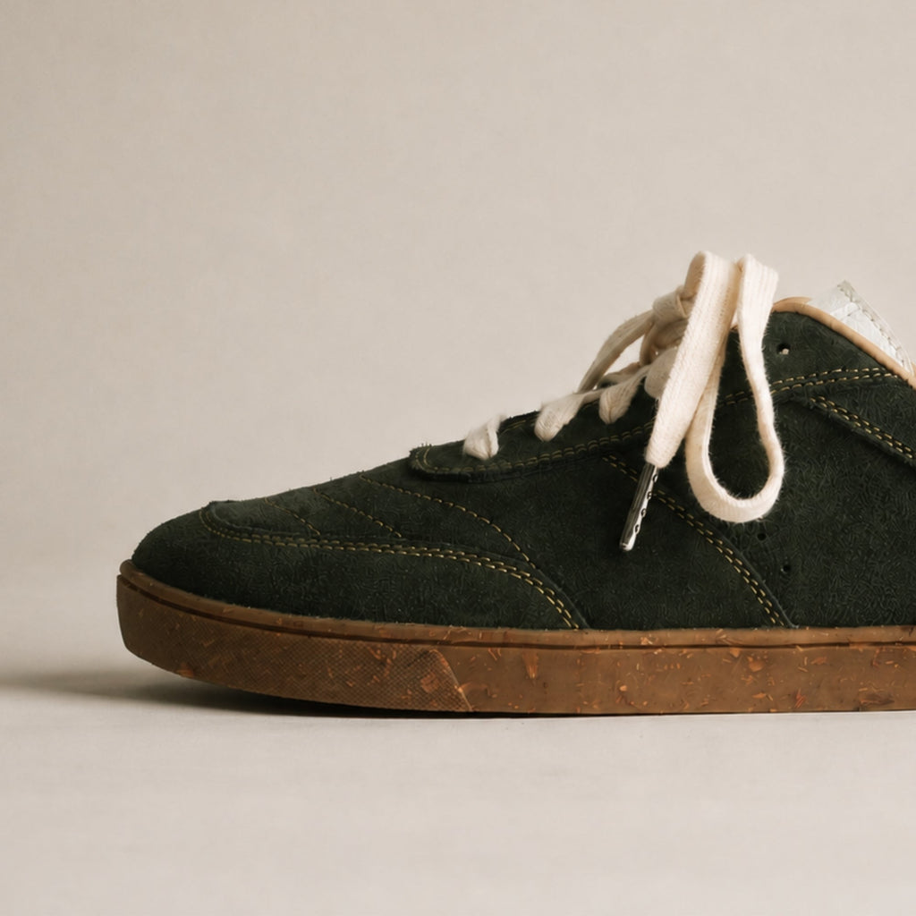 Zapatillas Forest Green Wood — Caucho de shiringa, hecho a mano en Lima - Quranteby