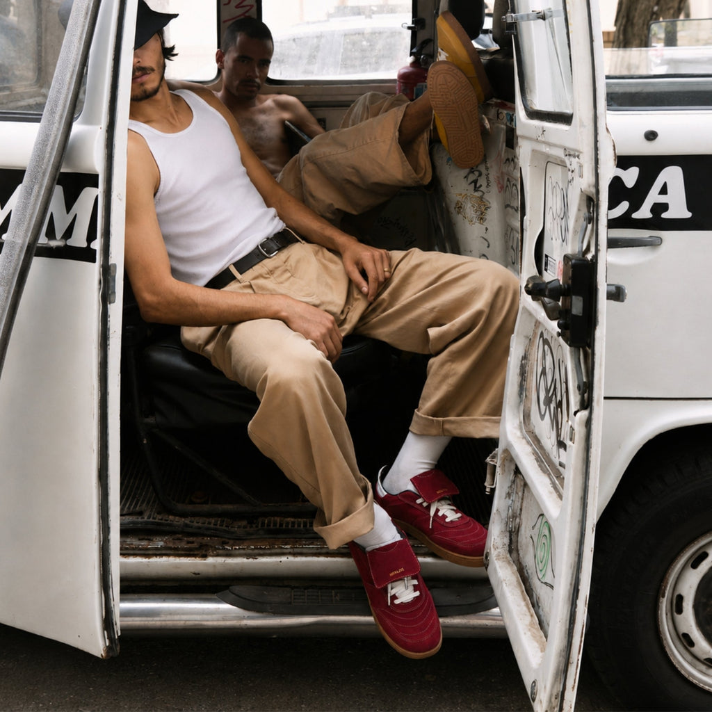 Zapatillas Red Wine Wood — Caucho de shiringa, hecho a mano en Lima (Copia) - Quranteby